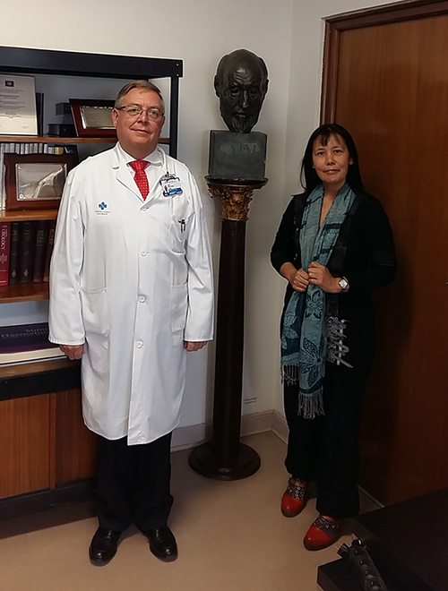 Doctor Jesús Moreno y Doctora Elena Ortiz