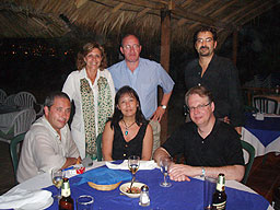 Una cena que reunió a M. Gagner, E. Tarragona, J.P. Pantoja y E. Ortiz Oshiro