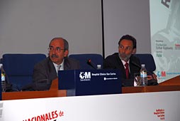 Dr. A. Ramos Carrasco (moderador de la Mesa) y Sr. E. Egea